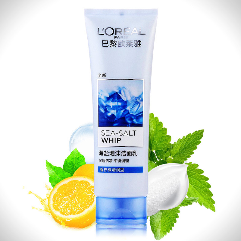 欧莱雅/L＇OREAL   海盐泡沫洁面乳（香柠檬清润型）125ml