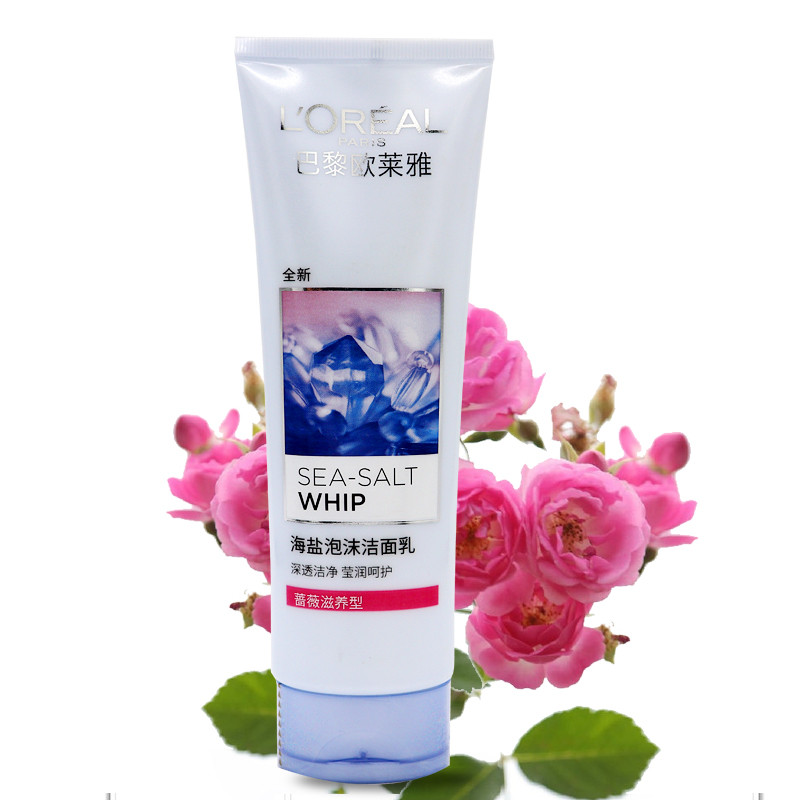 欧莱雅/L＇OREAL   海盐泡沫洁面乳（蔷薇滋养型）125ml