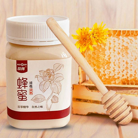 （谷城）蕊得蜂蜜500g纯正天然原生态高活性成熟野生土结晶儿童营养孕妇蜂蜜