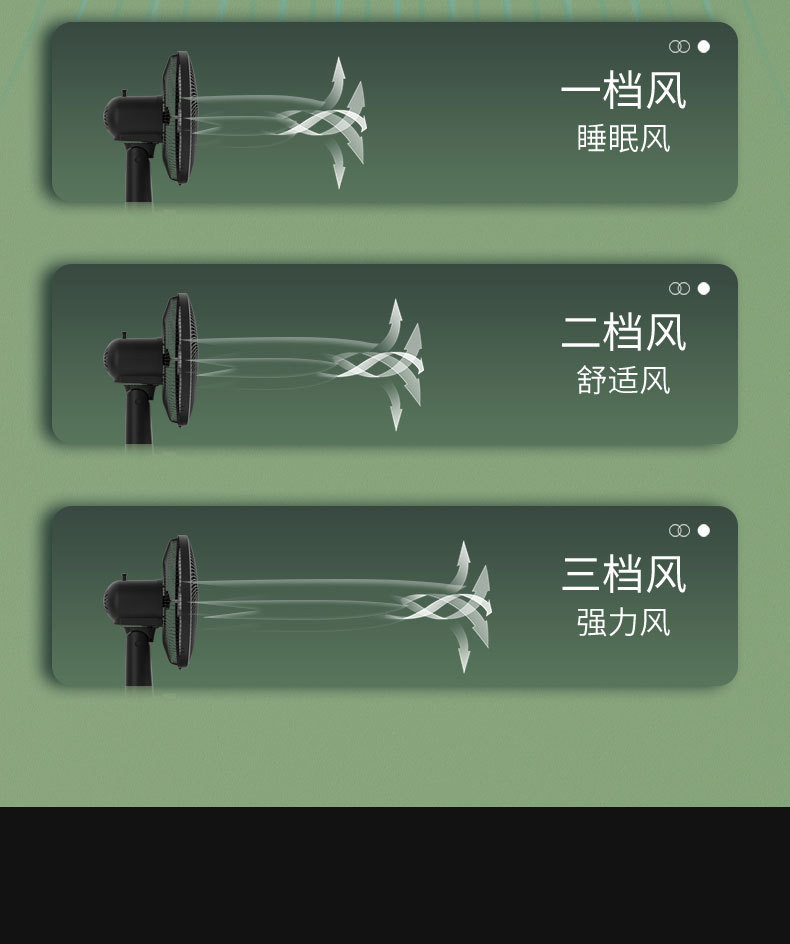 骆驼台式电风扇台扇家用夏天可摇头静音学生小宿舍办公室桌面床头