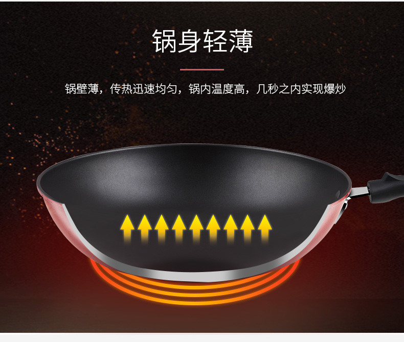 炊大皇/COOKER KING 精铁炒锅32cm、爆炒中国味 不粘