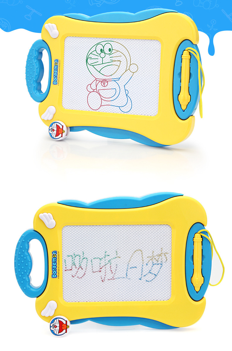 Yimi/益米 哆啦A梦儿童画画板磁性写字板笔 彩色小孩幼儿磁力宝宝涂鸦板 1-3岁2玩具313-1