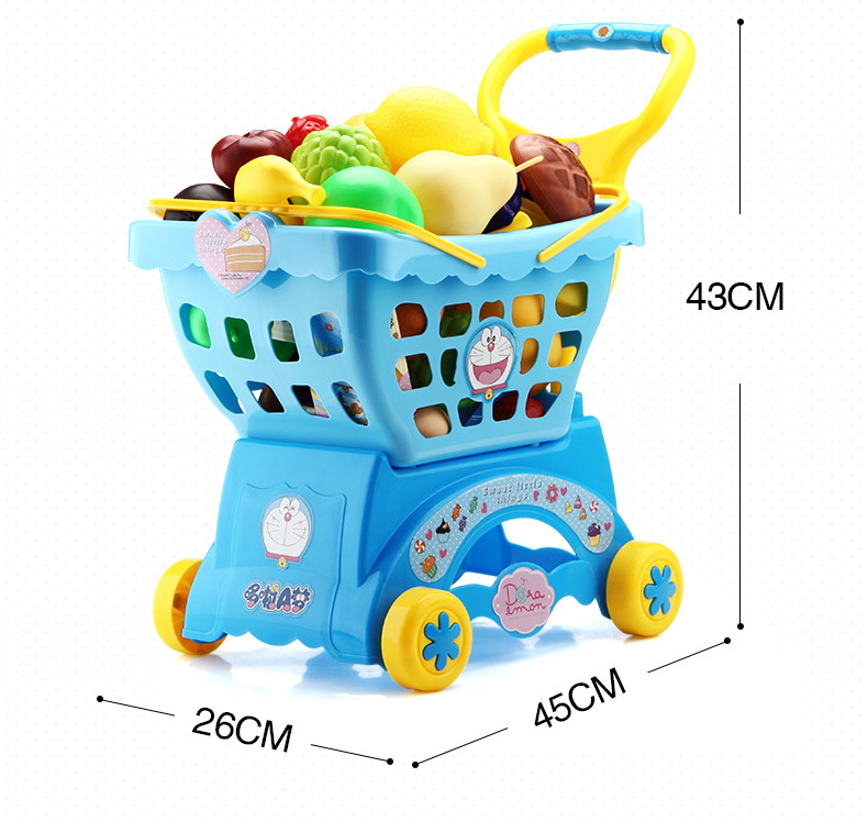 Yimi/益米 儿童过家家手推车宝宝男小女孩超市购物车玩具1-3-6岁