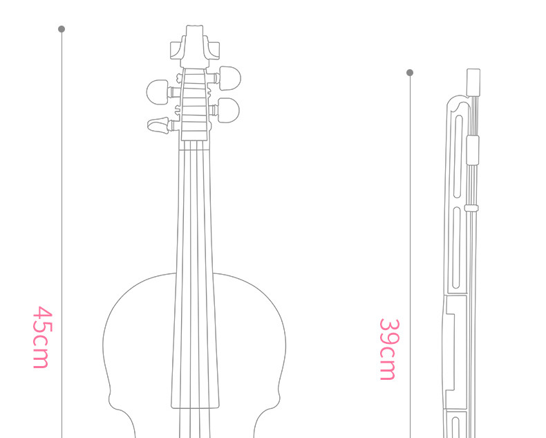 Yimi/益米 樱桃小丸子仿真小提琴玩具儿童乐器 音乐玩具男女孩 乐器儿童礼物