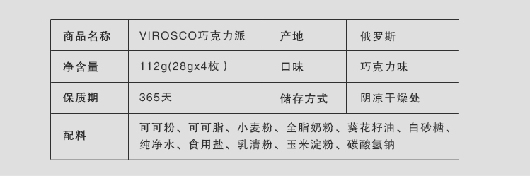 【我爱俄小糖】俄罗斯进口美食零食巧克力糕点甜点点心夹心小蛋糕零食112g