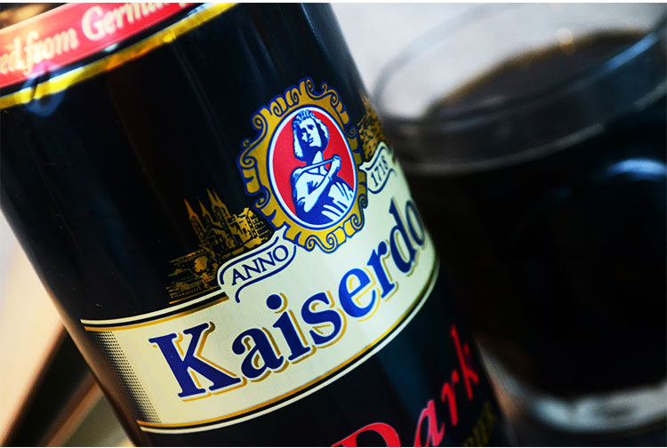 【我爱俄小糖】【12听】德国啤酒进口啤酒Kaiserdom 凯撒黑啤酒500ML*12