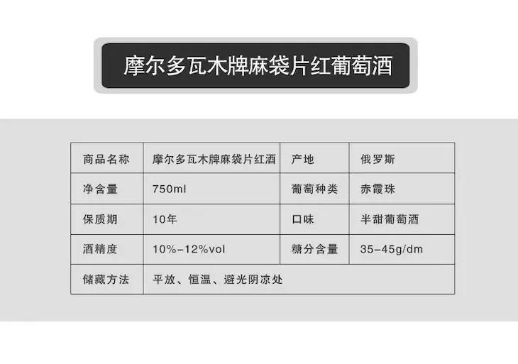 俄罗斯摩尔多瓦木牌麻袋片赤霞珠干红葡萄酒包邮（新疆、青海、西藏除外）