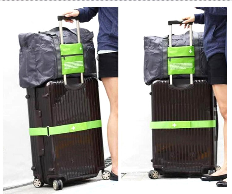 四万公里 整装待发去旅行 大容量行李拉杆箱包防水尼龙折叠式旅行收纳包衣物收纳袋单肩包 SW1014