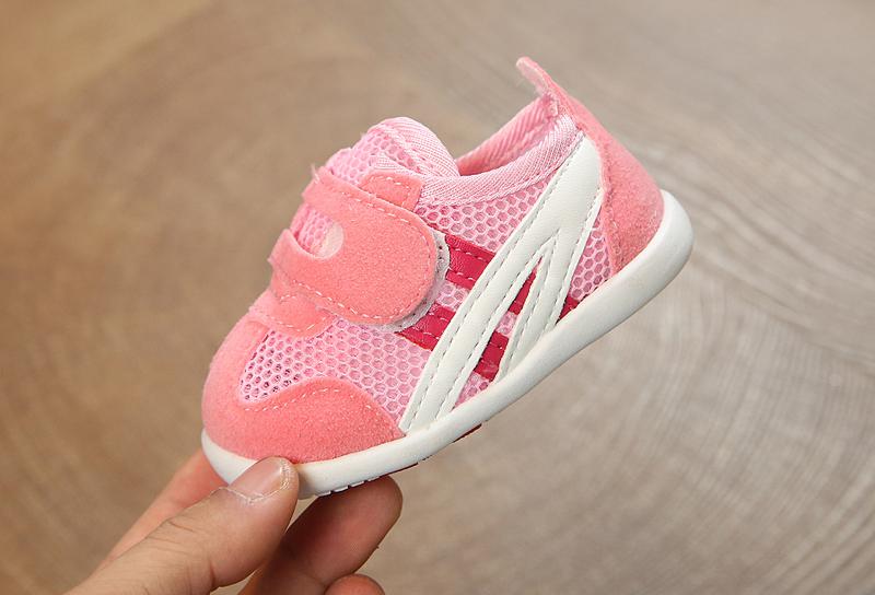 透气单网运动鞋宝宝软底男女童学步鞋子0-1-2岁婴儿鞋YJ