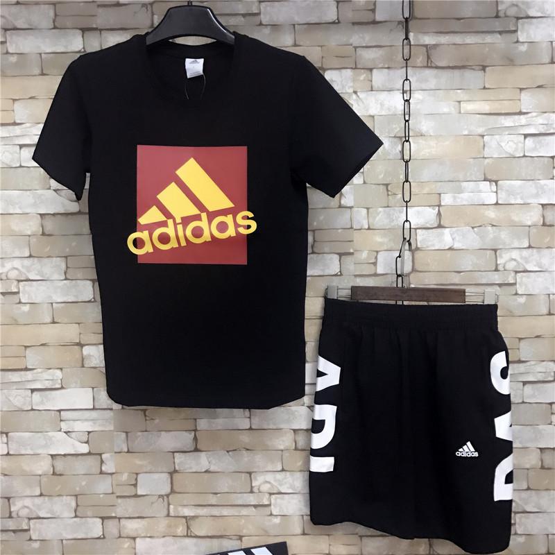 adidas阿迪达斯三叶草 17夏季男子 运动休闲套装