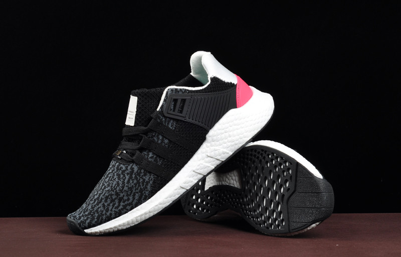 阿迪达斯新EQT BOOST黑粉support 93/17男鞋cushion adv女鞋BB1234