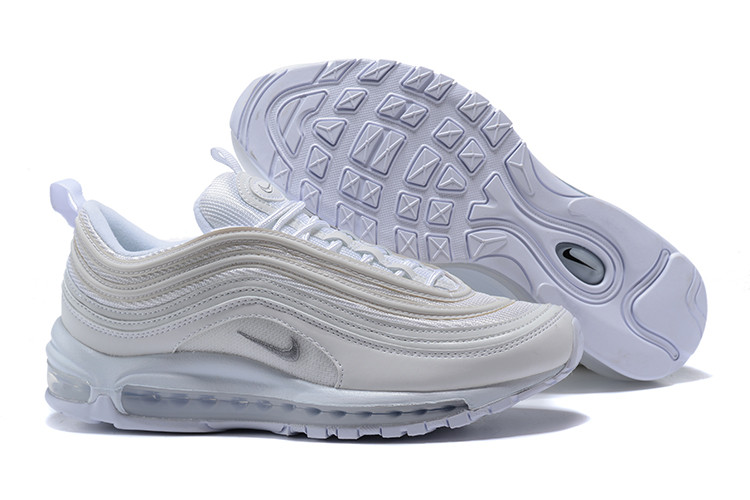 NIKE  Air Max 97 OG WHITE 纯全白子弹 白银钩 跑步鞋921826-101