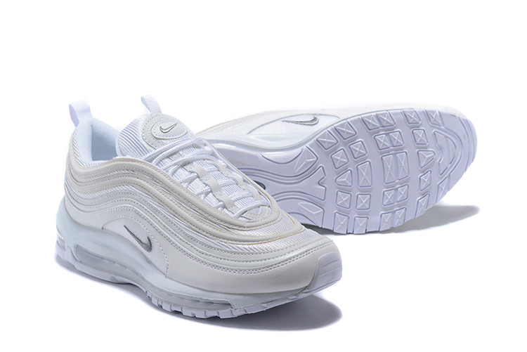 NIKE  Air Max 97 OG WHITE 纯全白子弹 白银钩 跑步鞋921826-101