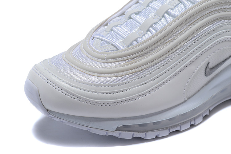 NIKE  Air Max 97 OG WHITE 纯全白子弹 白银钩 跑步鞋921826-101