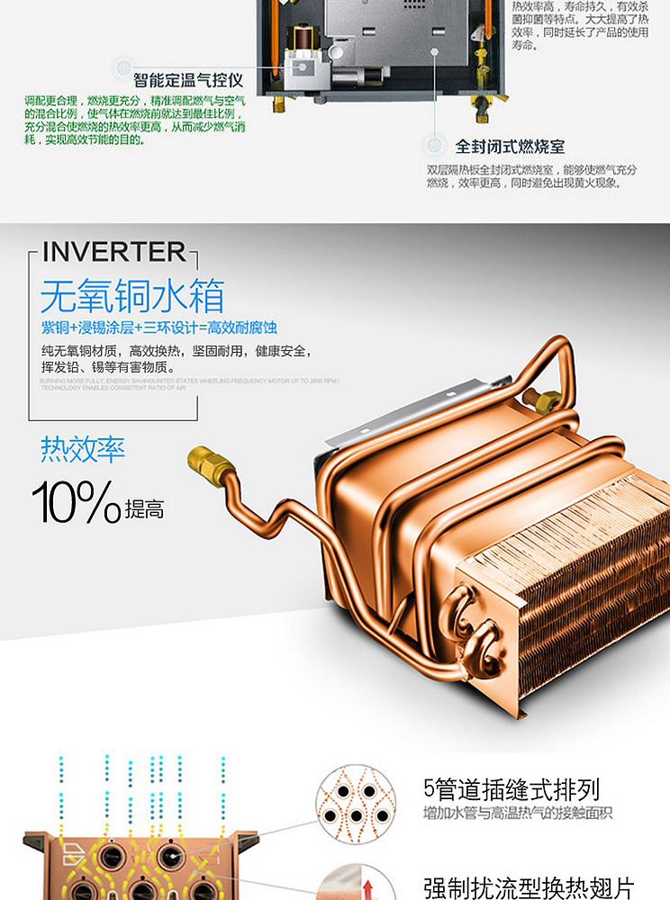 意凡新款 家用强排式恒温燃气热水器 天然气热水器即热式恒温热水器G224-12L