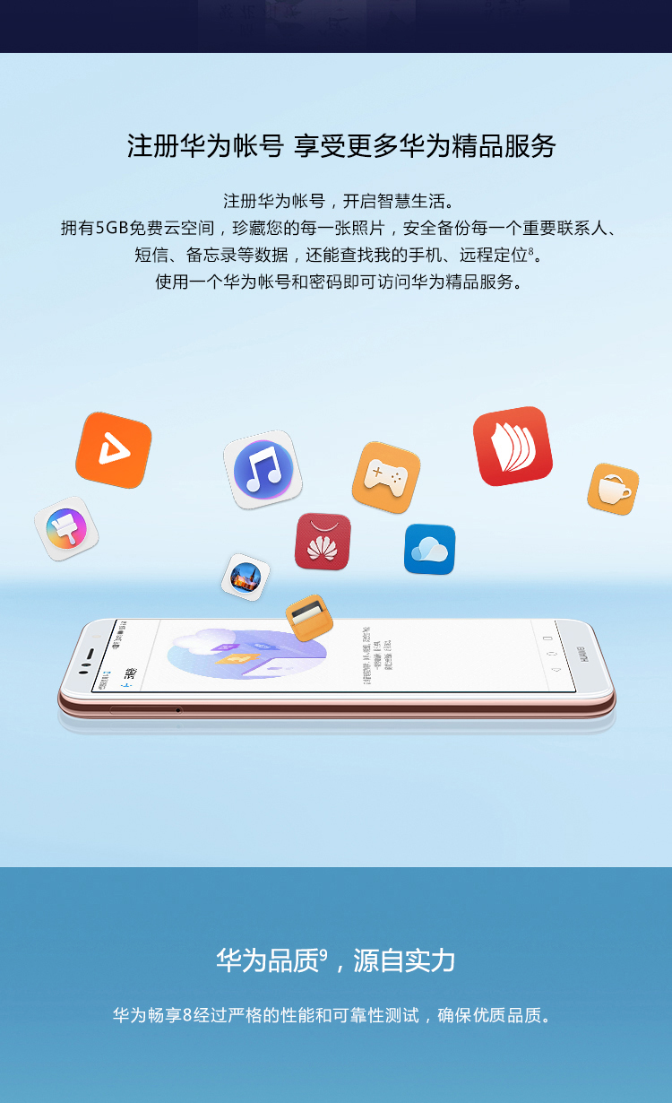 华为/HUAWEI 畅享8 全网通 3G+32G 双卡双待