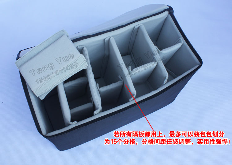 TENG YUE  专业手提式加厚防震摄影包镜头包476微单单反相机内胆包476-3