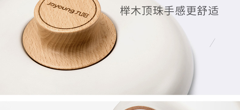 九阳/Joyoung 陶瓷砂锅煲汤养生煲炖锅可作煎药砂锅 TCC2501/2.5L