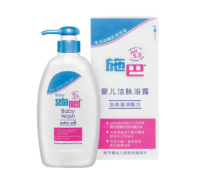 施巴（sebamed）婴儿洁肤沐浴露 儿童沐浴露 400ml