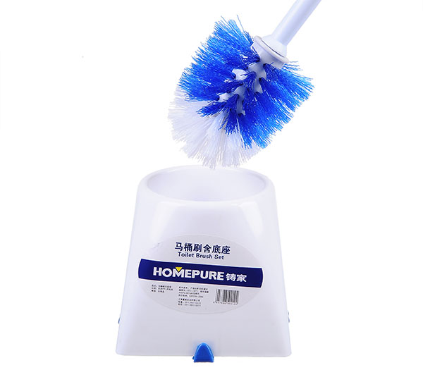 铸家/HOMEPURE 马桶刷JY-0002卫生间马桶刷 带底座落地洁厕刷 塑料洗刷马桶