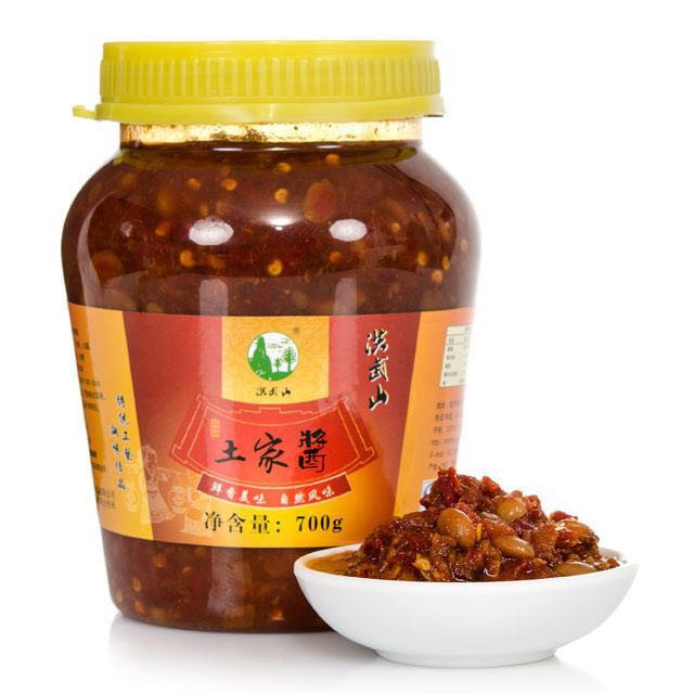 桐庐特产 洪武山辣椒酱拌饭酱 土家酱700g 调味酱