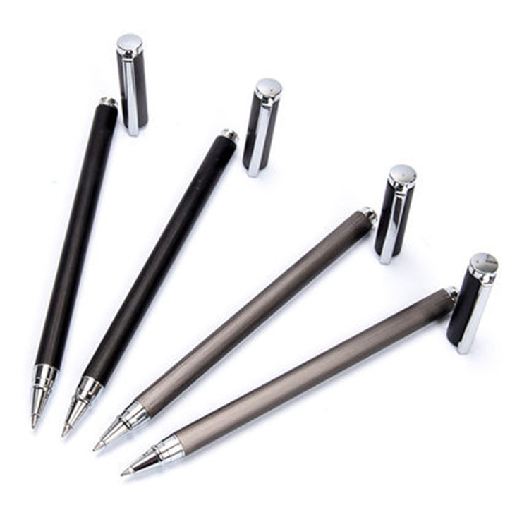 得力中性笔S97金属中性笔0.5mm商务办公签字笔水笔书写工具