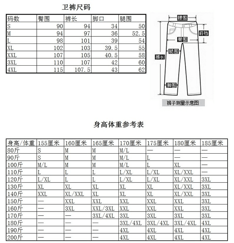 2018春夏运动裤长裤子男士休闲裤春学生男生薄款直筒男裤