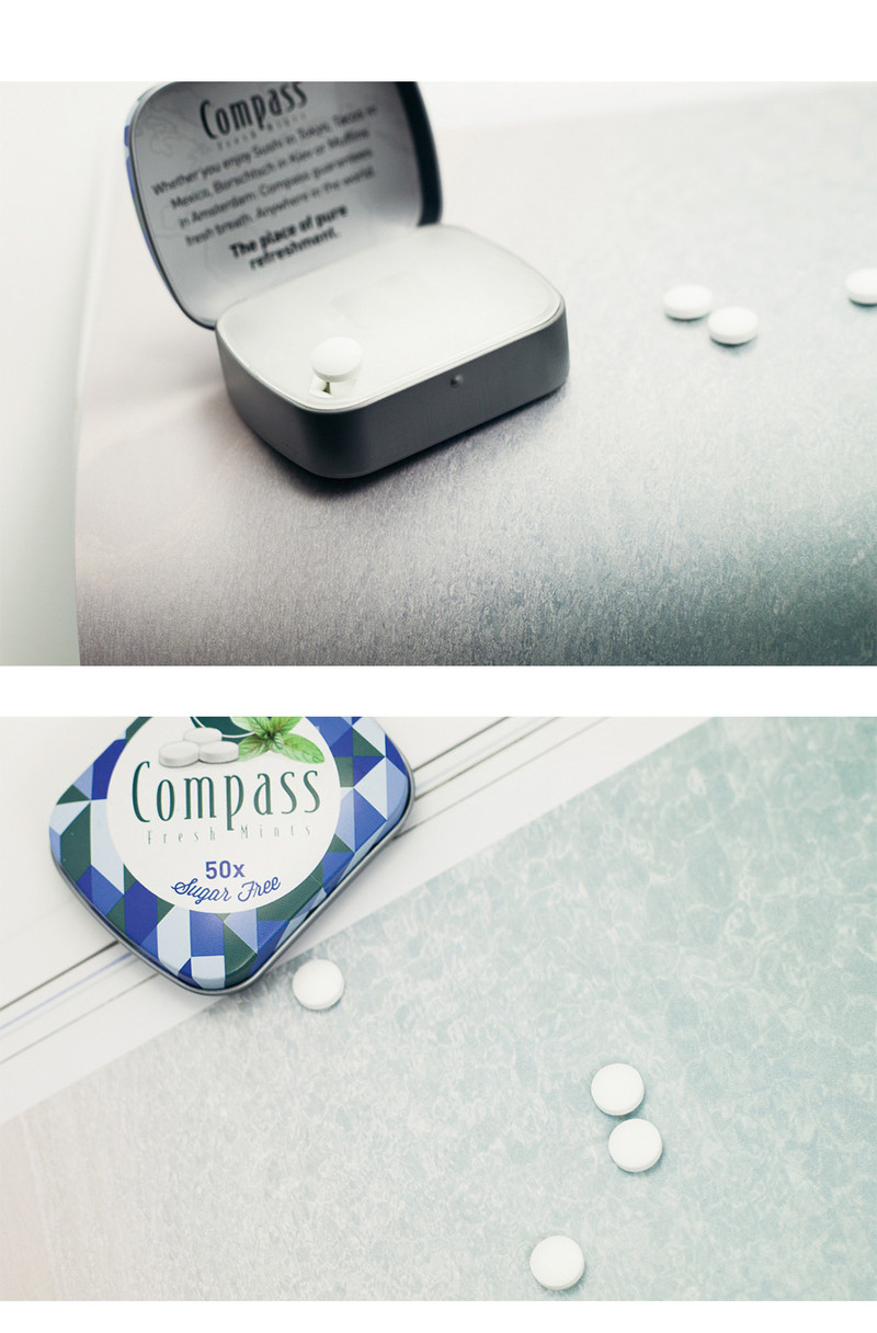 Compass 德国进口指南针无糖底卡木糖醇薄荷糖多口味14g*2盒