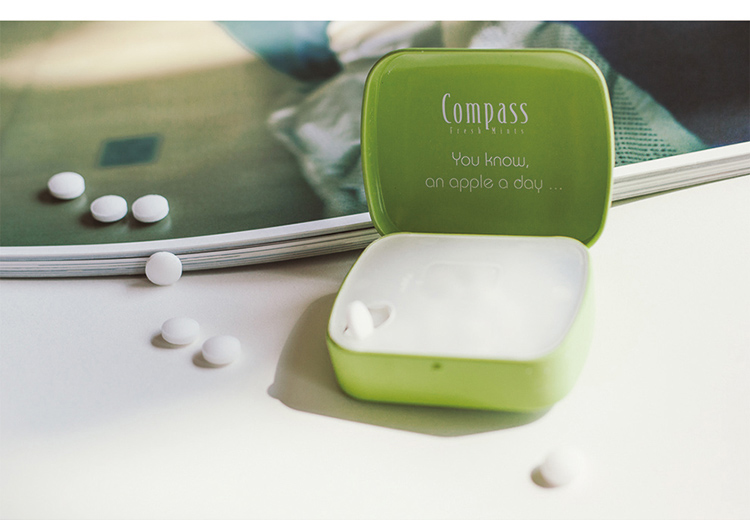 Compass 德国进口指南针薄荷糖新口味三盒入口味随机