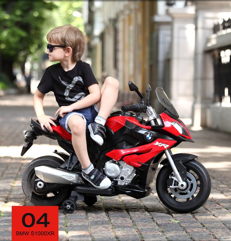 儿童电动四轮摩托车 可坐自驾大号童车