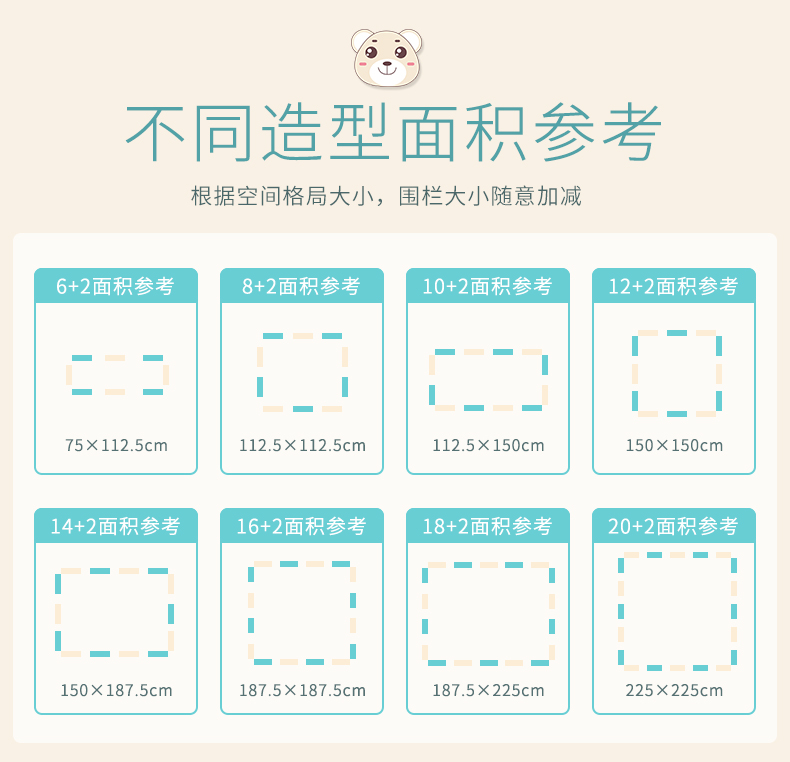 澳乐宝宝围栏室内安全爬行学步栅栏 儿童游戏围栏家用婴儿防护栏