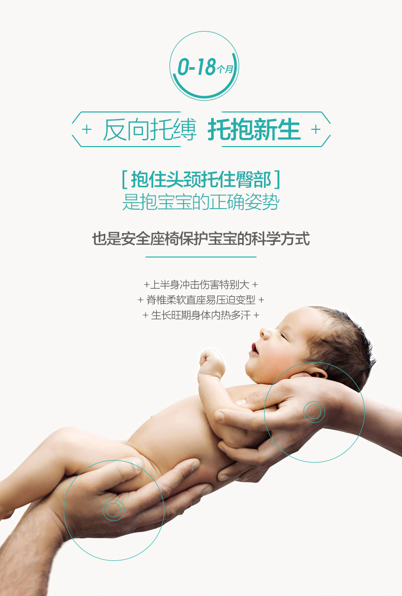 Baby first灵犀0-4-6岁汽车用婴儿宝宝正反向旋转车载儿童安全座椅