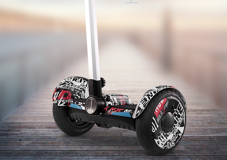 京稻 手扶杆电动代步车 两轮平衡车 10寸智能电动