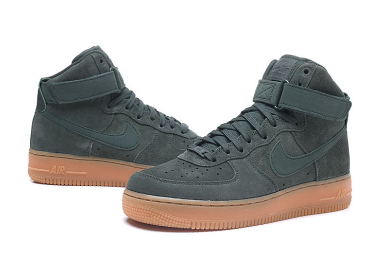 Nike Air Force 1 AF1耐克男鞋空军一号狼灰运动鞋女子中帮休闲鞋315123-126