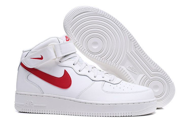 Nike Air Force 1 AF1耐克男鞋空军一号狼灰运动鞋女子中帮休闲鞋315123-126