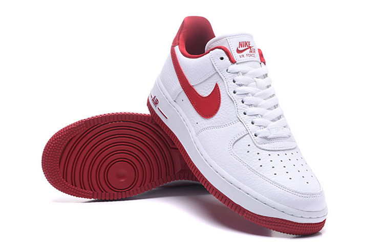 Nike 耐克空军板鞋 Air Force 1 07白红 男女鞋低帮休闲运动鞋 AA0287-101