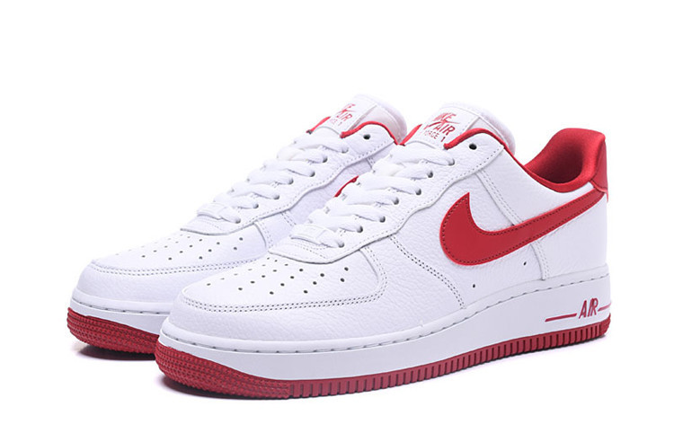 Nike 耐克空军板鞋 Air Force 1 07白红 男女鞋低帮休闲运动鞋 AA0287-101