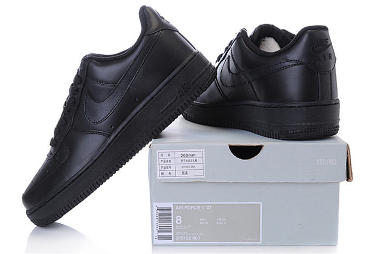 耐克男鞋Nike Air Force 1 AF1全白空军一号女子运动鞋休闲板鞋315122-001