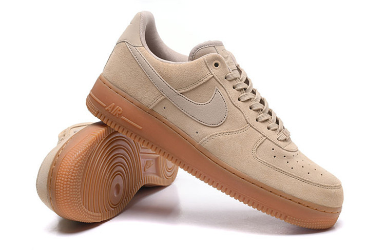 Nike Air Force 1 耐克AF1空军一号小麦色男女高帮休闲运动鞋 882096-200