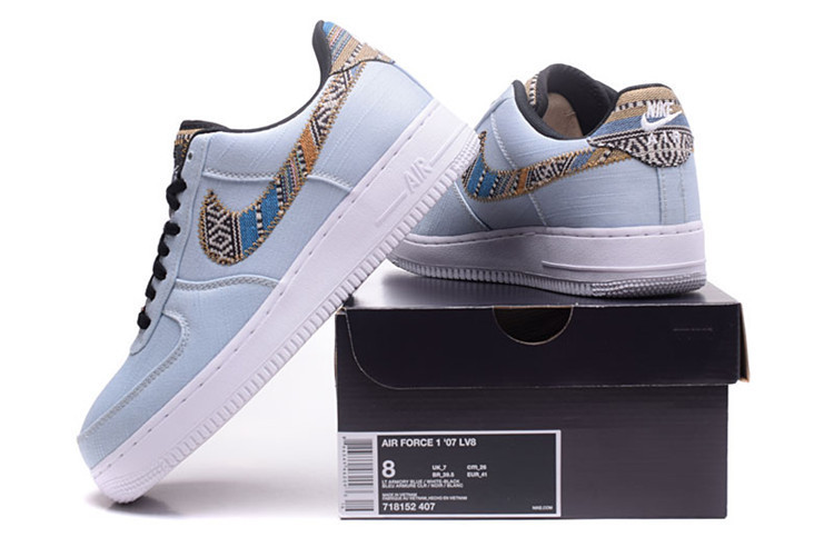 Nike Air Force 1 07 lv8空军一号男女运动休闲板鞋林地迷彩718152-204