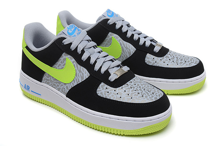 Nike 耐克男鞋Air-Force 1 空军一号爆裂纹低帮 AF1运动板鞋 488298-077