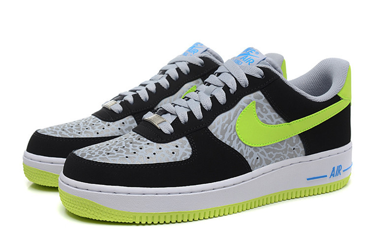 Nike 耐克男鞋Air-Force 1 空军一号爆裂纹低帮 AF1运动板鞋 488298-077