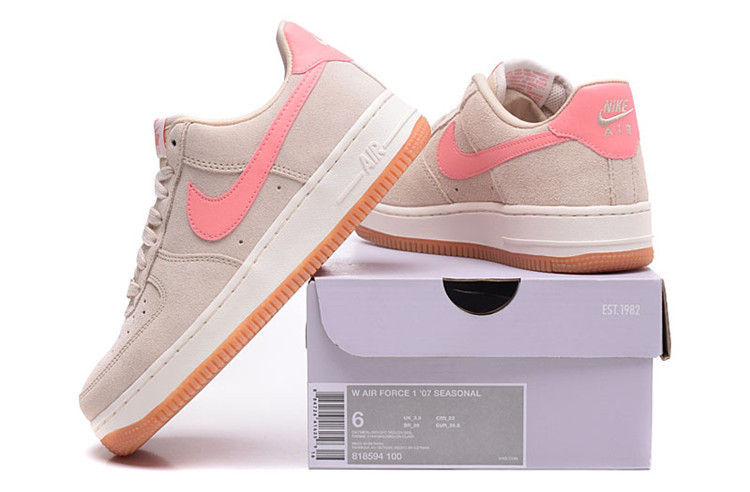 Nike耐克女鞋AIR FORCE 1空军一号女子板鞋休闲鞋透气818594-100