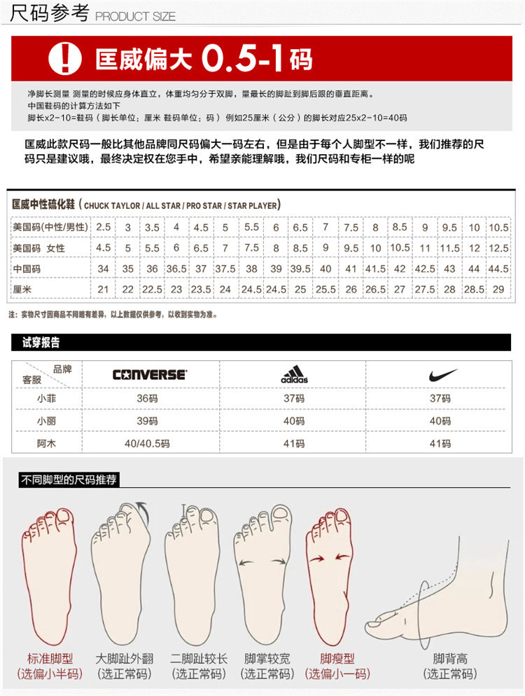 CONVERSE匡威长青款低帮运动鞋