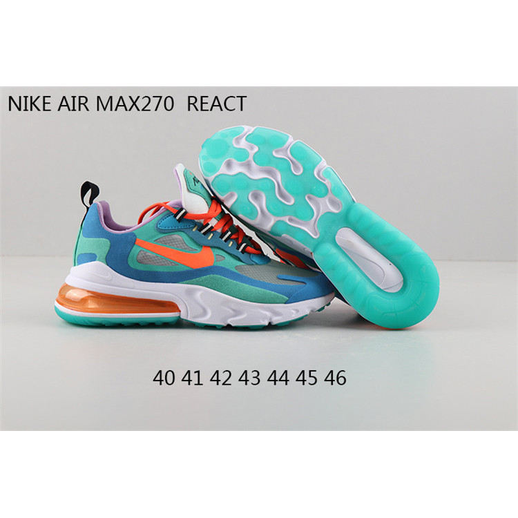 Nike AIR MAX270 REACT 耐克男鞋270新配色 男子休闲运动鞋跑步鞋气垫网纱面