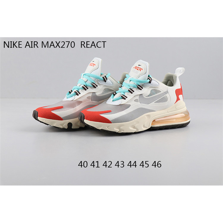 Nike AIR MAX270 REACT 耐克男鞋270新配色 男子休闲运动鞋跑步鞋气垫网纱面