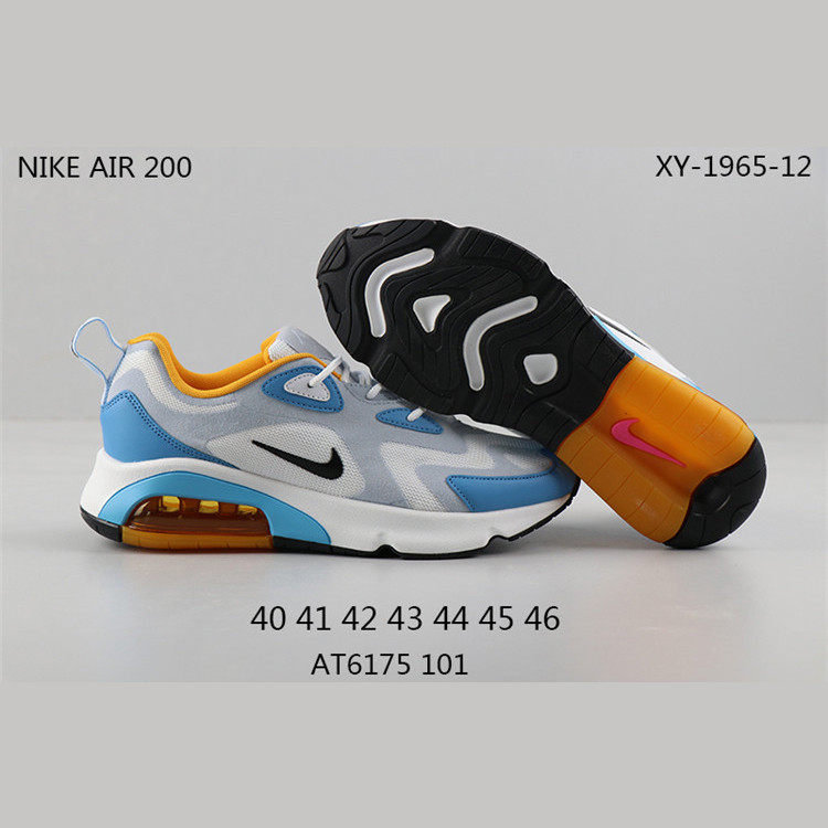 Nike/耐克男鞋2019新款AIR MAX 200气垫缓震跑步鞋运动鞋 AQ2568-101