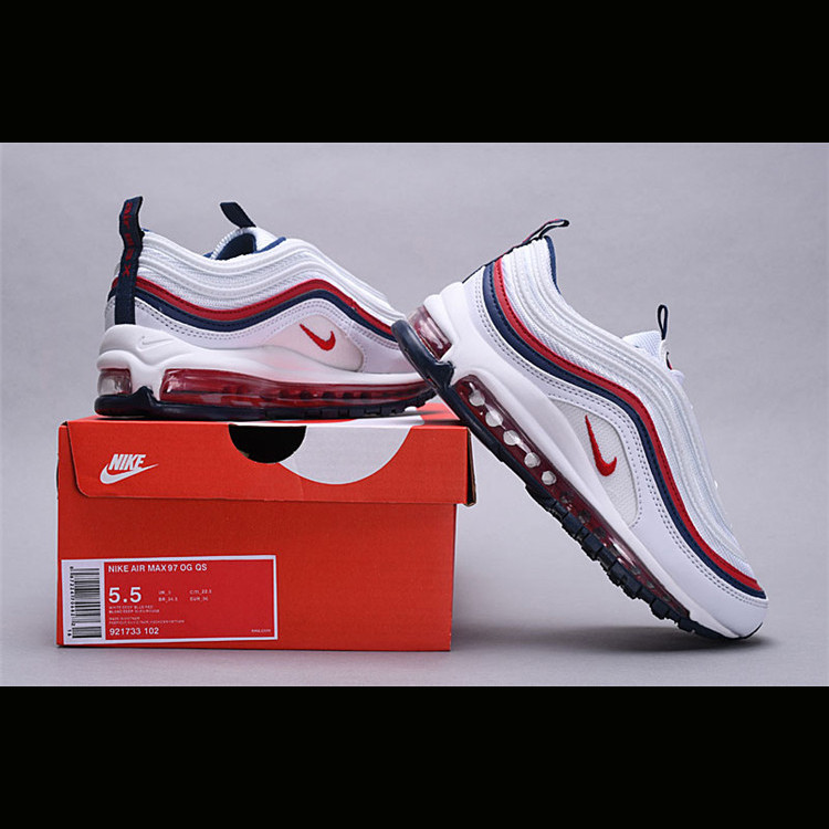 Nike Air Max 97耐克复古缓震气垫跑步鞋男女休闲运动鞋 921733-102