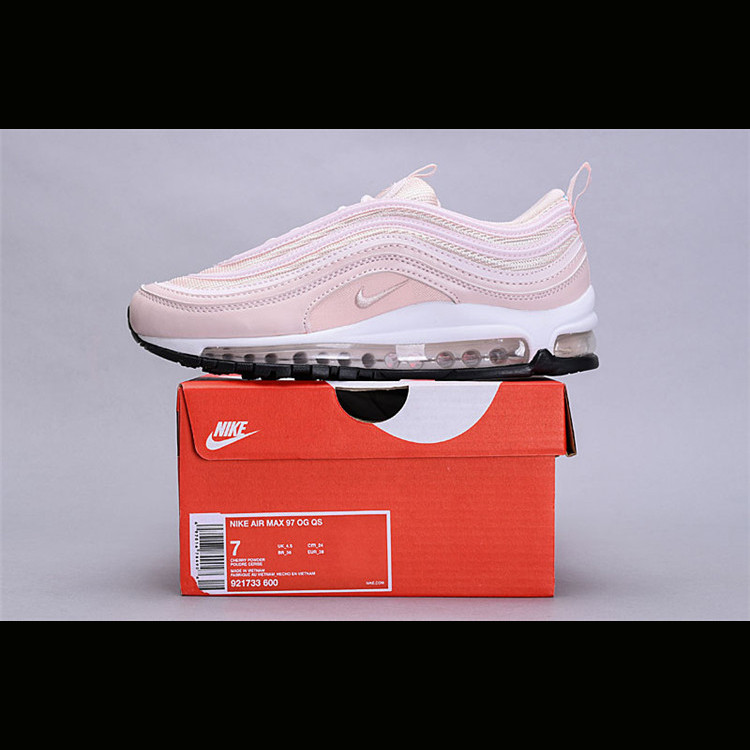 Nike耐克女鞋AIR MAX 97 PRM缓震气垫白宝蓝跑步鞋女子休闲运动鞋 AQ4137-101