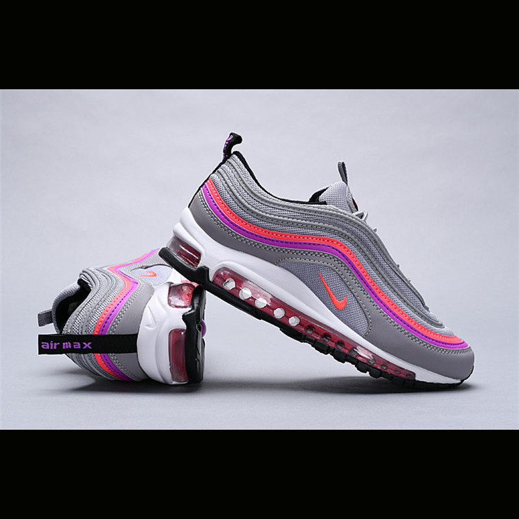 Nike耐克女鞋AIR MAX 97 PRM缓震气垫白宝蓝跑步鞋女子休闲运动鞋 AQ4137-101